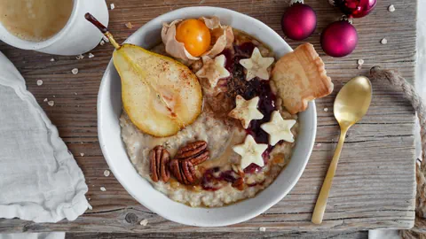 Rezept Frühstück Weihnachten: Spekulatius Porridge