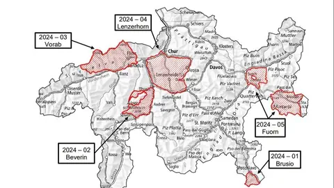 Karte mit Wolfsjagdgebieten