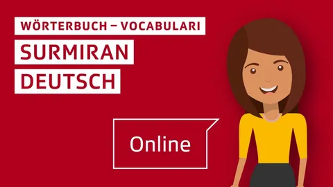 Wörterbuch Surmiran – Übersetzung Deutsch Surmiran