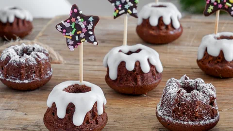 Rezept Dessert Weihnachten: Mini Gugelhupf