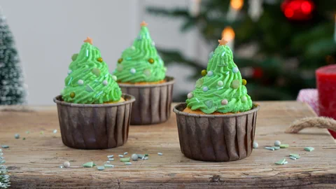 Rezept Dessert Weihnachten: Weihnachtsmuffins