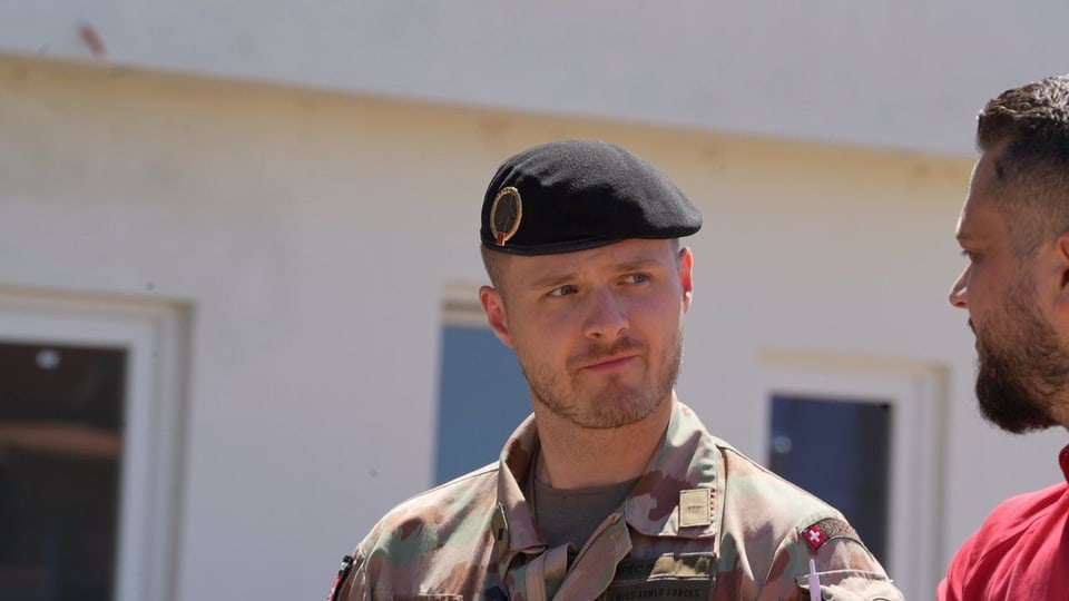 Soldat Lars, im Dienst für die KFOR