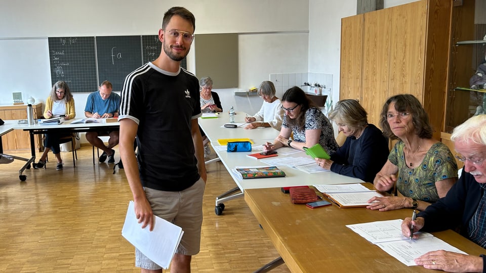 Foto vom Romanischkurs in Ilanz.