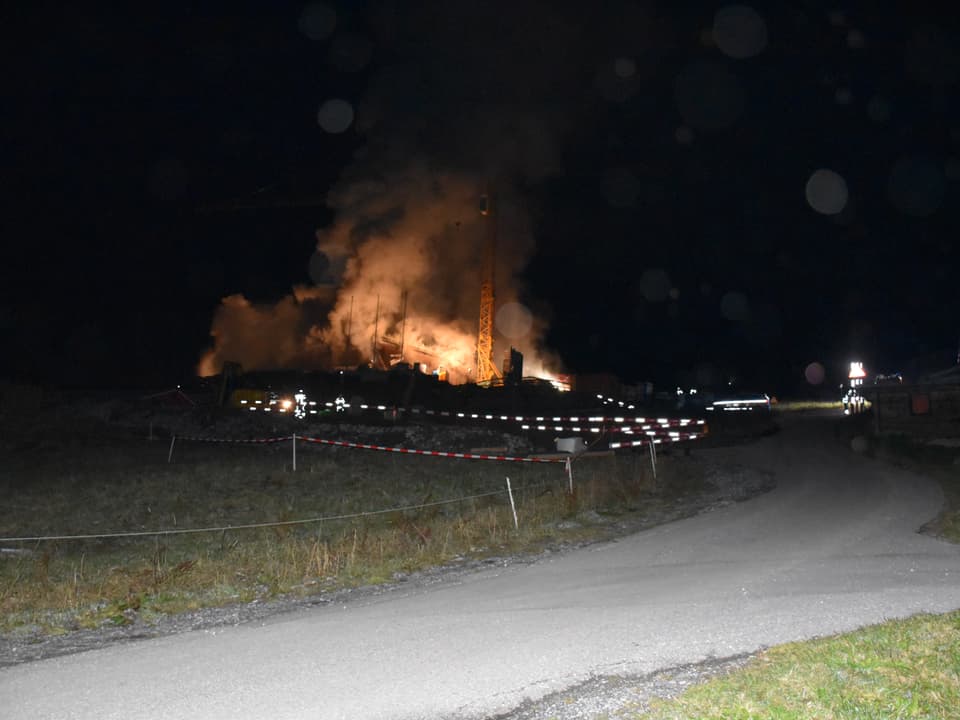 Brand Bergrestaurant Foppa