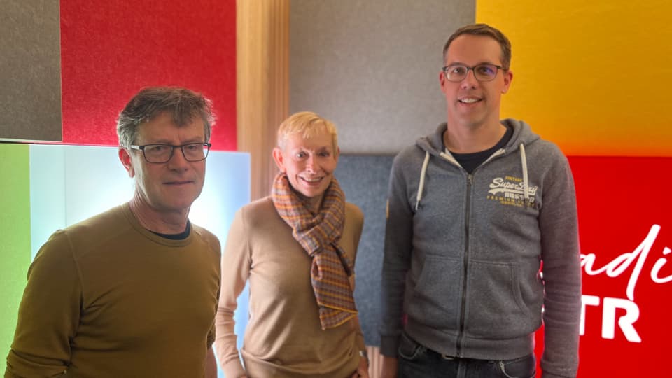 Audiovisuelles Erbe: Radiosendung mit Christian Brassel, Anna Pia Maissen e Sandro Decurtin