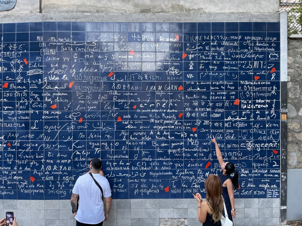 Paris 2024: 'Le mur des je t'aime' in Montmartre