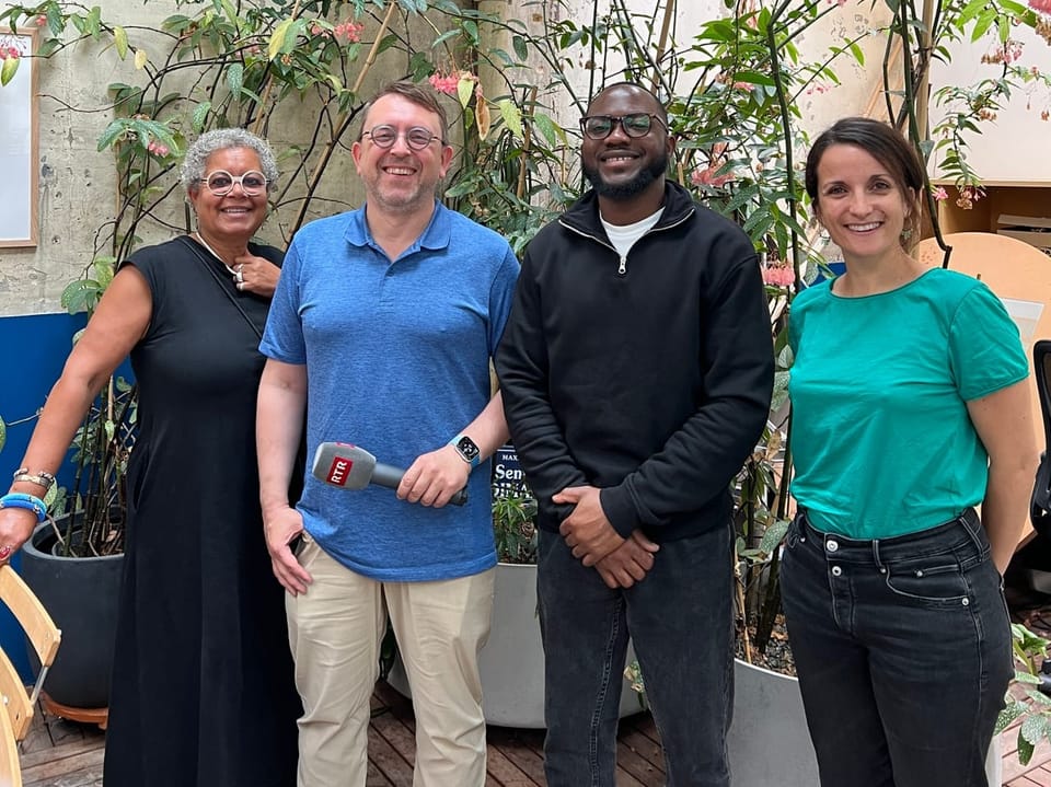 Dominique Nourry, Adrian Camartin, Francis Doré und Prunelle Gorget.