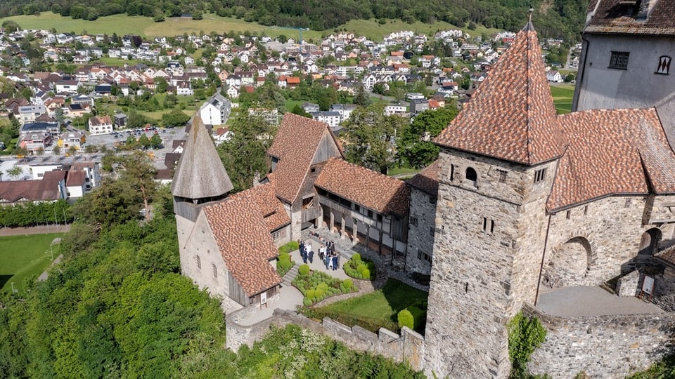 Das Schloss Gutenberg im Fürstentum Liechtenstein