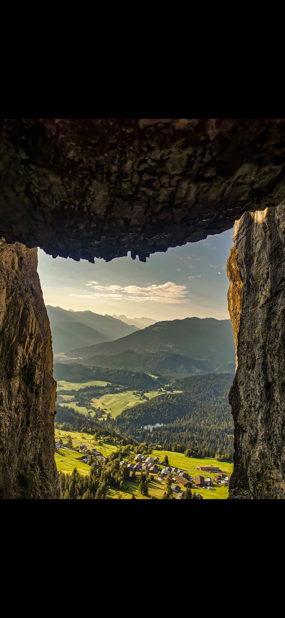 Ein Ausblick vom Pinut frühmorgens.