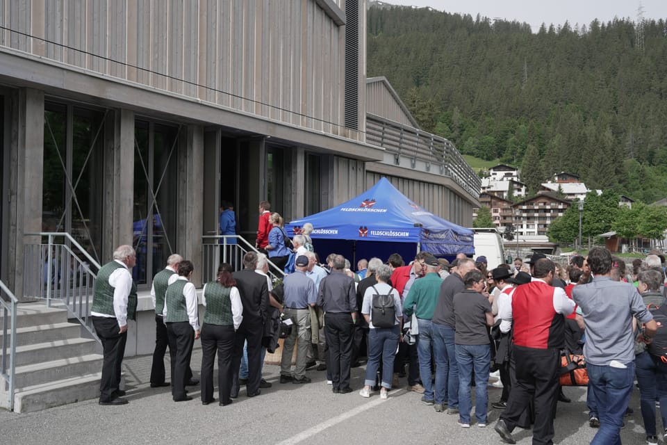 Klosters 2024: Bündner Kantonales Musikfest in Klosters.