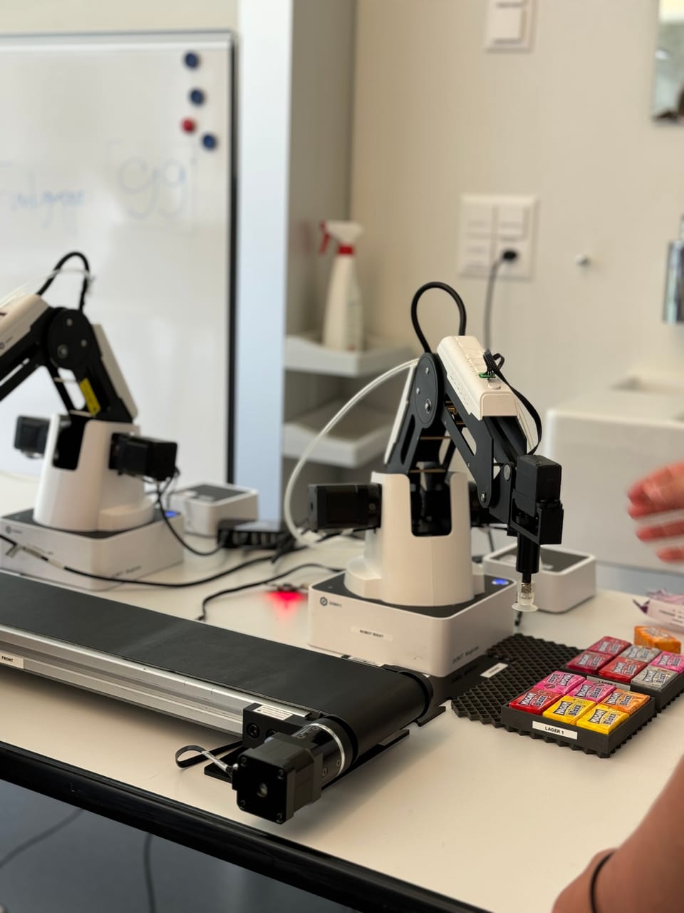 TecLadies Workshop Roboter zum Süssigkeiten produzieren