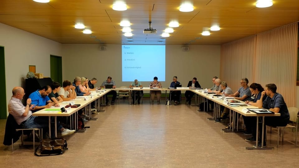Die Delegiertenversammlung der Sanasurselva in Brigels.