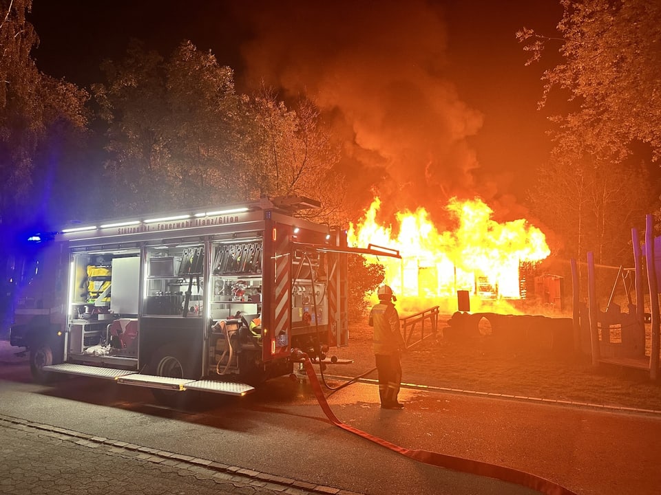Brand eines Museumsdepots in Ilanz GR