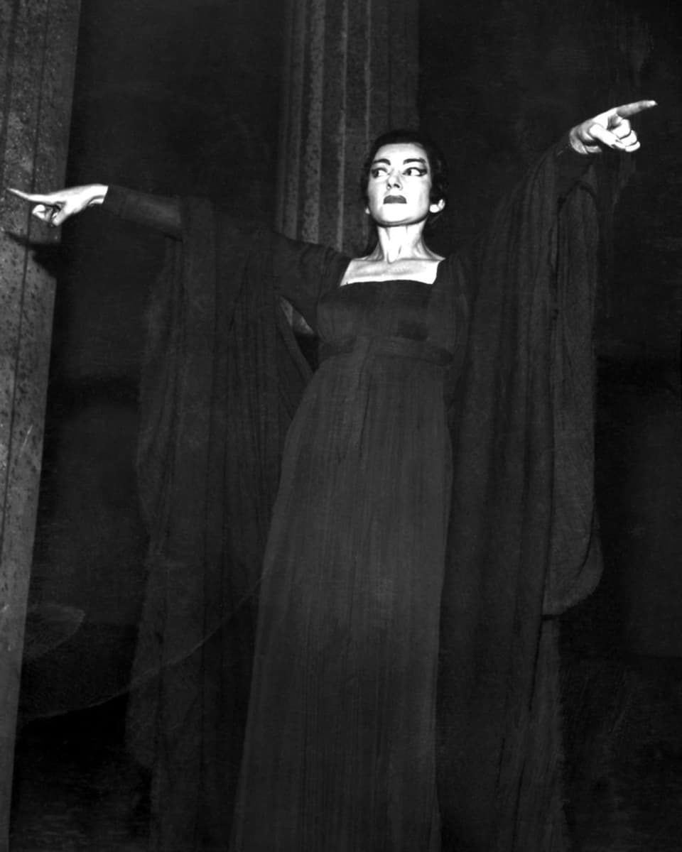 Maria Callas en la rolla da Medea
