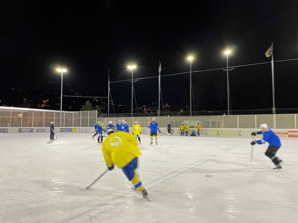 Hockeytraining EHC St. Moritz