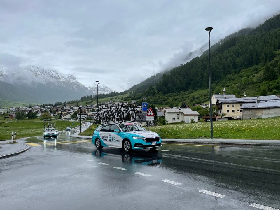 Giro d'Italia in Graubünden.